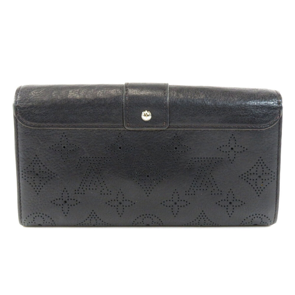 Louis Vuitton Monogram Long Portefeuille Iris Mahina Wallet Brown